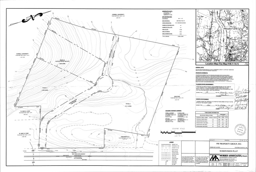 Route 9W, Highland, NY for sale - Site Plan - Image 1 of 1