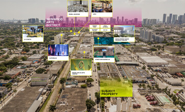 1500 NW 22nd St, Miami, FL - aerial  map view