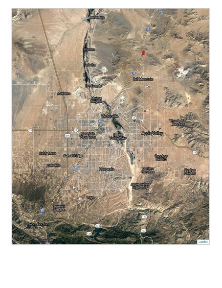 Willow Springs & 15 Freeway, Apple Valley, CA for sale - Aerial - Image 1 of 1