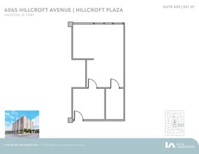 6065 Hillcroft Ave, Houston, TX to rent Floor Plan- Image 1 of 1