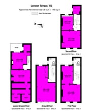 23 Leinster Ter, London to rent Floor Plan- Image 1 of 1