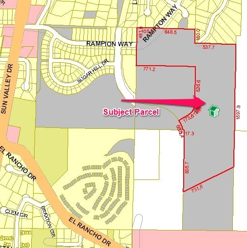 000 Rampion Way, Sun Valley, NV for sale - Plat Map - Image 1 of 1