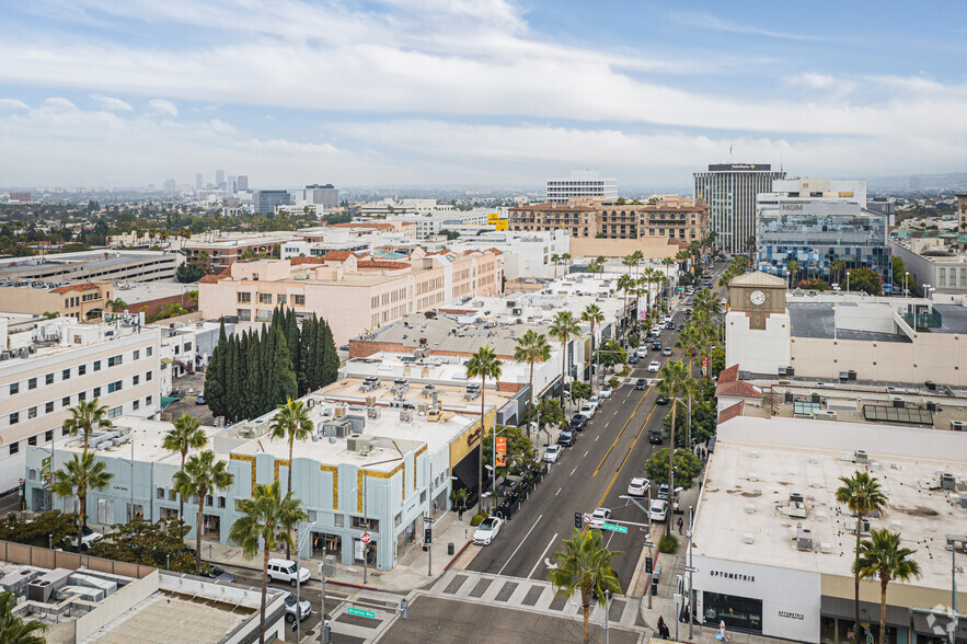 327-331 N Beverly Dr, Beverly Hills, CA for rent - Aerial - Image 3 of 3