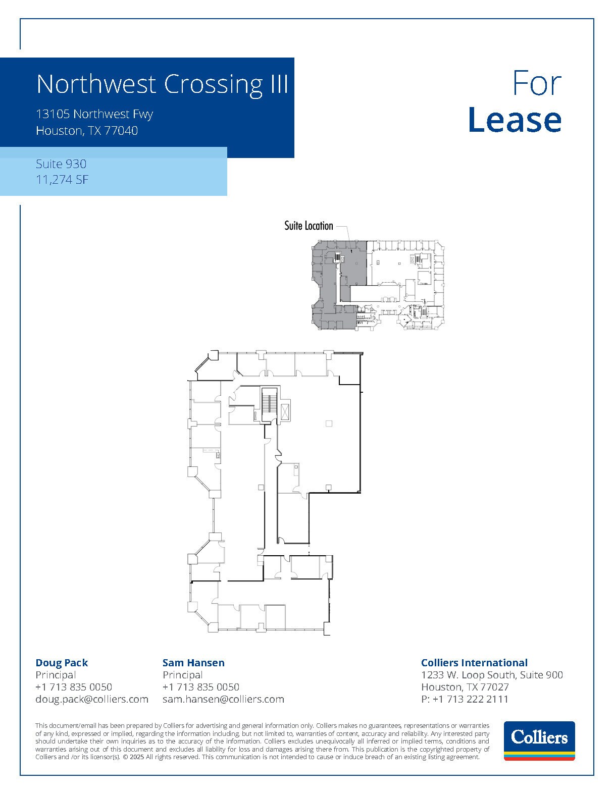 13105 Northwest Fwy, Houston, TX to rent Floor Plan- Image 1 of 1