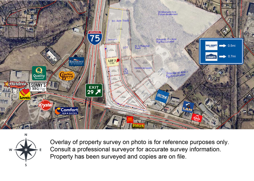 Lot 7 Cumberland Gap Parkway, Corbin, KY for sale - Aerial - Image 1 of 1