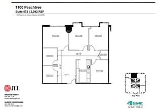 1100 Peachtree St NE, Atlanta, GA to rent Floor Plan- Image 1 of 1