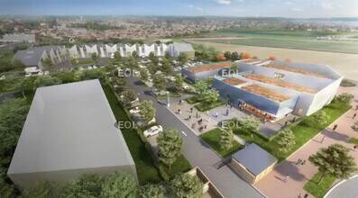 Genas - Aerial  map view