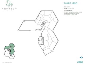 402 W Broadway, San Diego, CA for rent Floor Plan- Image 1 of 1