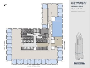 1177 Avenue Of The Americas, New York, NY for rent Floor Plan- Image 2 of 2