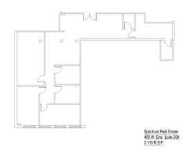 400 W Erie St, Chicago, IL for rent Floor Plan- Image 1 of 1