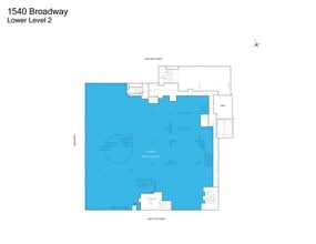 1540 Broadway, New York, NY to rent Site Plan- Image 1 of 2