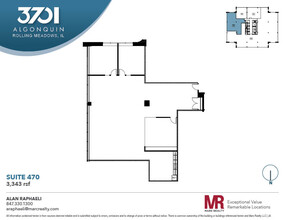 3701 Algonquin Rd, Rolling Meadows, IL for rent Floor Plan- Image 1 of 1