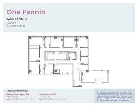 7400 Fannin St, Houston, TX for rent Floor Plan- Image 1 of 1