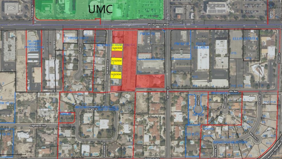 SEC Westwood Dr, Las Vegas, NV for sale - Plat Map - Image 3 of 7