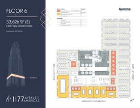 1177 Avenue Of The Americas, New York, NY for rent Floor Plan- Image 1 of 2