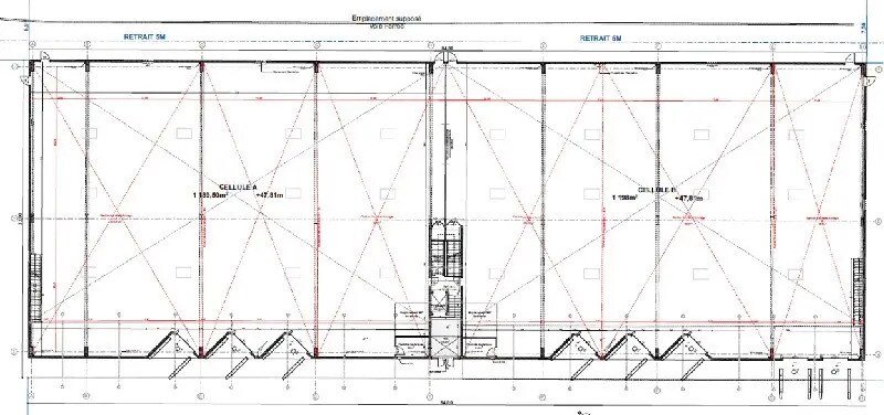 Light Industrial in Vitrolles to rent - Floor Plan - Image 3 of 7
