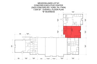 3411-3429 Concord Rd, York, PA for rent Floor Plan- Image 1 of 2