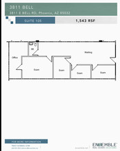 3811 E Bell Rd, Phoenix, AZ for rent Floor Plan- Image 1 of 1