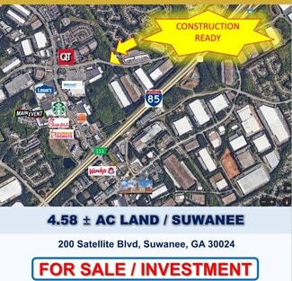 More details for 200 Satellite blvd NE, Suwanee, GA - Land for Sale