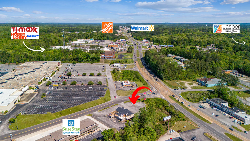 200 US-78 Hwy, Jasper, AL for sale - Aerial - Image 1 of 1