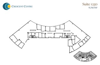 100 Crescent Centre Pky, Tucker, GA to rent Floor Plan- Image 2 of 5