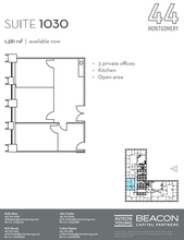 44 Montgomery St, San Francisco, CA for rent Floor Plan- Image 2 of 2