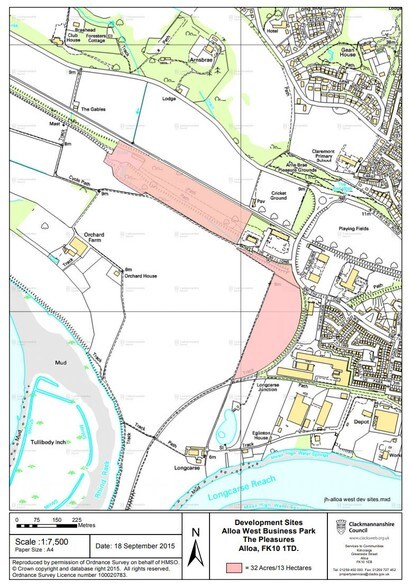 The Pavillions, Alloa for sale - Site Plan - Image 1 of 1