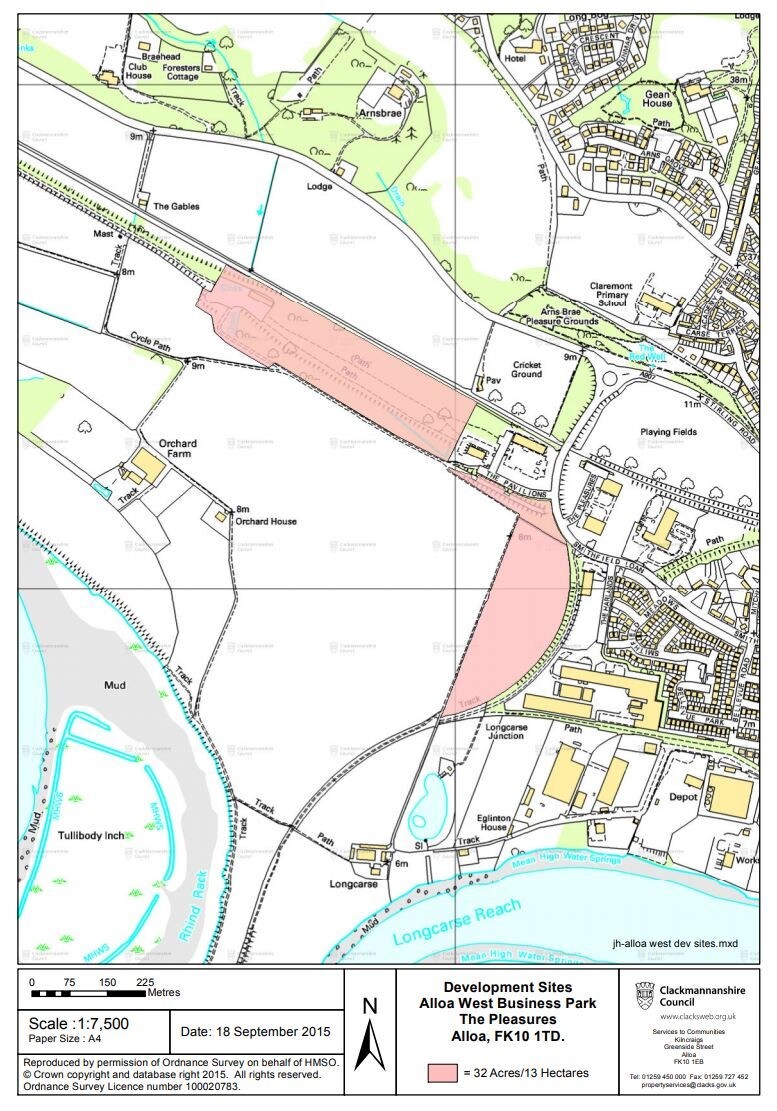 The Pavillions, Alloa for sale Site Plan- Image 1 of 1