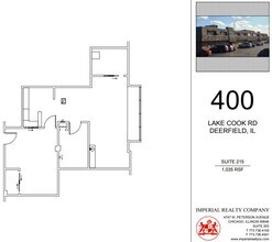 400 Lake Cook Rd, Deerfield, IL for rent Floor Plan- Image 1 of 4