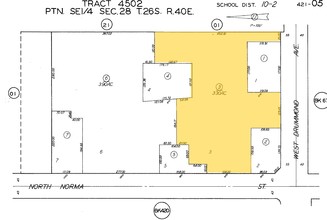 930 N Norma St, Ridgecrest, CA for sale Plat Map- Image 1 of 1