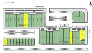 1291 Simpson Way, Escondido, CA for rent Site Plan- Image 2 of 2