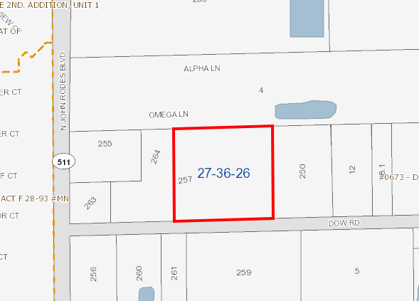 4280 Dow Rd, Melbourne, FL for rent - Plat Map - Image 2 of 2