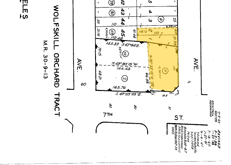 915 E 7th St, Los Angeles, CA for rent - Plat Map - Image 2 of 5