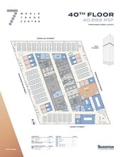 7 World Trade Center, New York, NY for rent Site Plan- Image 2 of 4