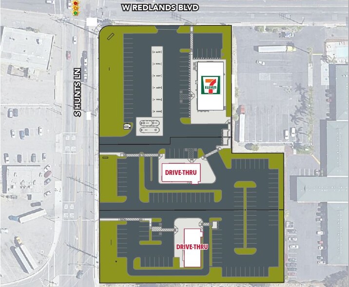 Hunts Lane Center, San Bernardino, CA for rent - Site Plan - Image 2 of 2