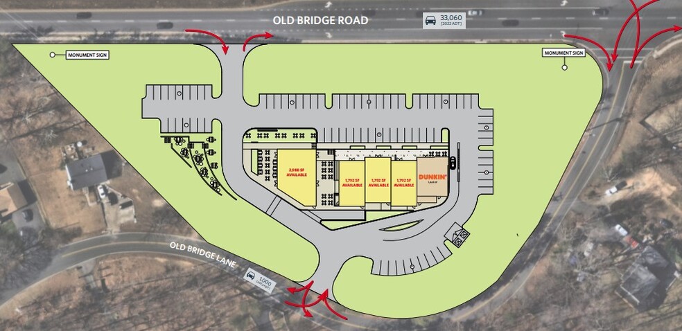 3909 Old Bridge Rd, Woodbridge, VA for rent - Site Plan - Image 2 of 2