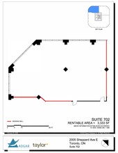 2001 Sheppard Ave E, Toronto, ON for rent Site Plan- Image 1 of 1