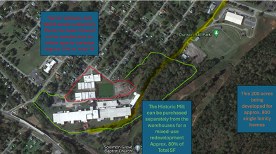 101 Thornton Street, Lagrange, GA - aerial  map view