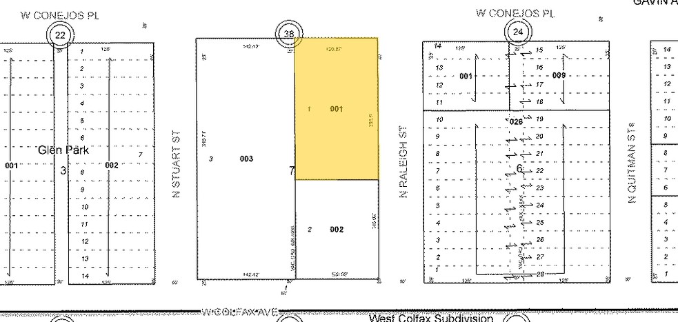 1525 Raleigh St, Denver, CO for rent - Plat Map - Image 2 of 10