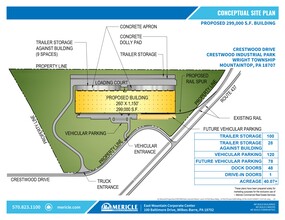 1201 Crestwood Dr, Mountain Top, PA for rent Site Plan- Image 2 of 2