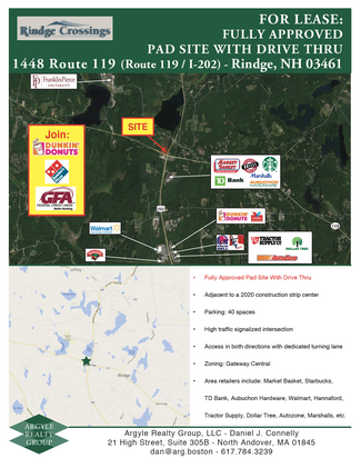 More details for 119 Corner Of Rte 119 &, Rindge, NH - Land for Rent