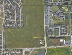 NWC of Route 126 and Wallin Drive, Plainfield, IL - AERIAL  map view - Image1