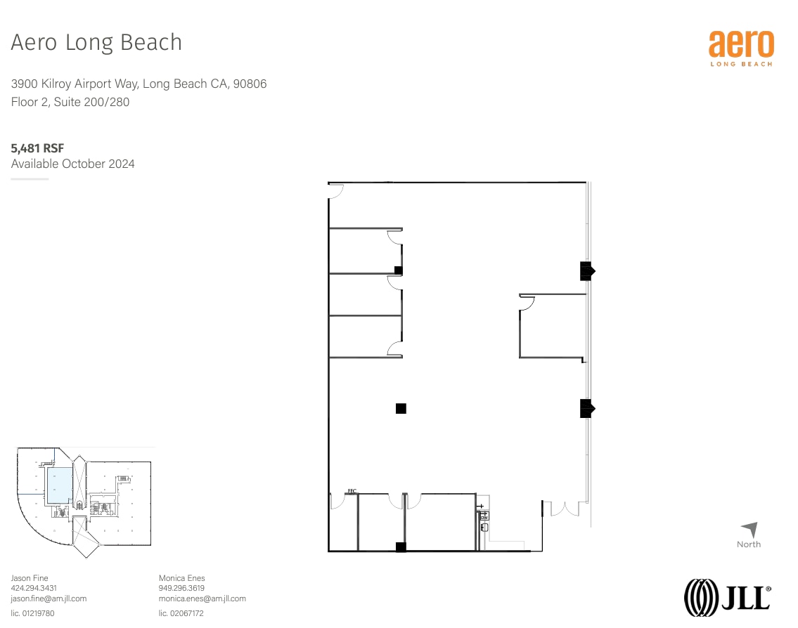 3900 Kilroy Airport Way, Long Beach, CA to rent Floor Plan- Image 1 of 1