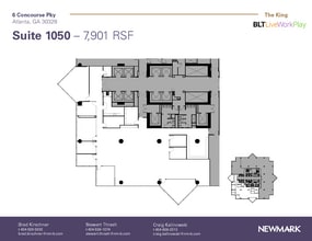 6 Concourse Pky NE, Atlanta, GA to rent Floor Plan- Image 2 of 3