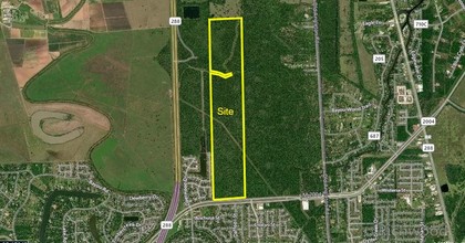 FM 2004 & Highway 282, Lake Jackson, TX - aerial  map view