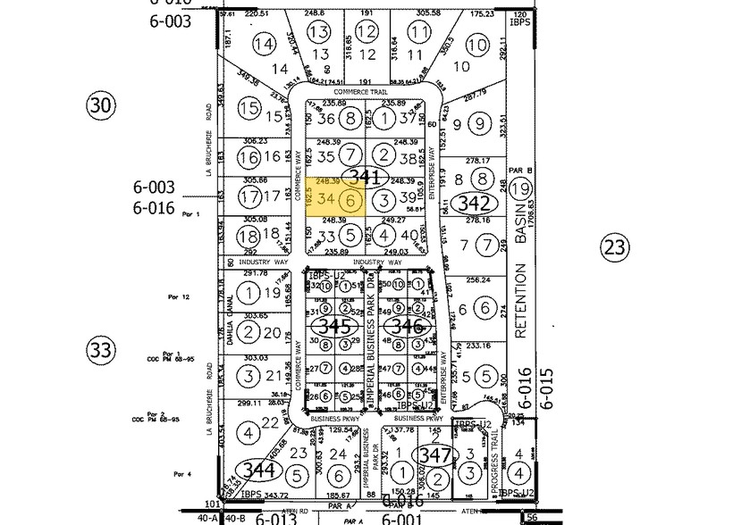 2436 Commerce Trl, Imperial, CA for rent - Plat Map - Image 2 of 4