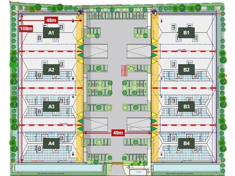 Light Industrial in Mitry-Mory to rent - Floor Plan - Image 3 of 3