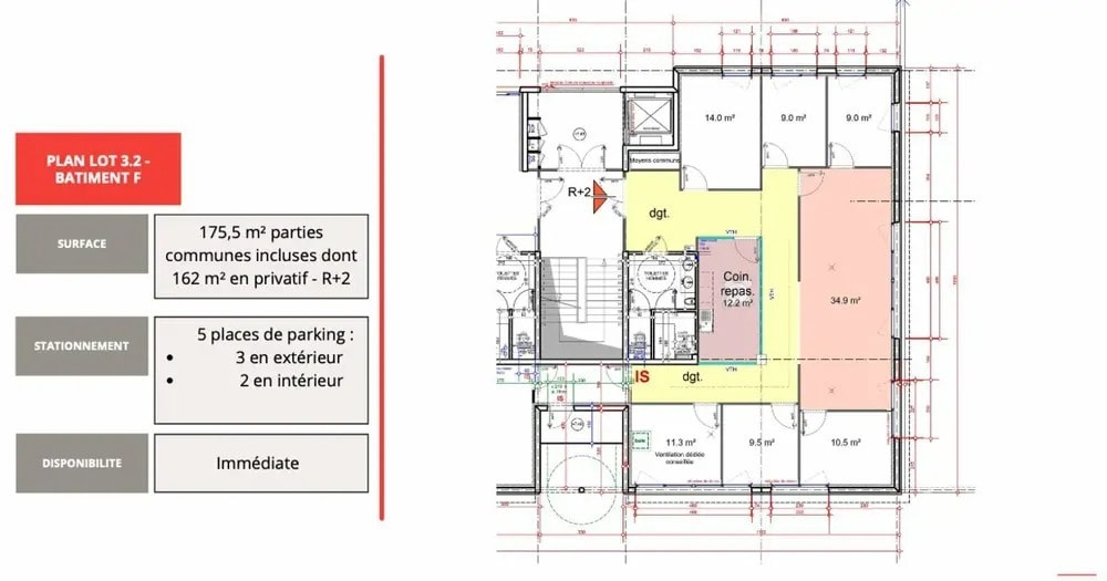 Office in Saint-Priest to rent Floor Plan- Image 1 of 1