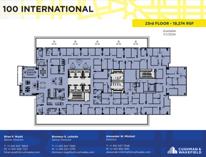 100 International Dr, Baltimore, MD for rent Floor Plan- Image 1 of 1