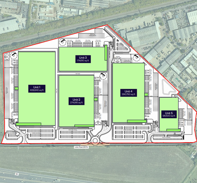 Luton Rd, Luton for rent - Site Plan - Image 3 of 3